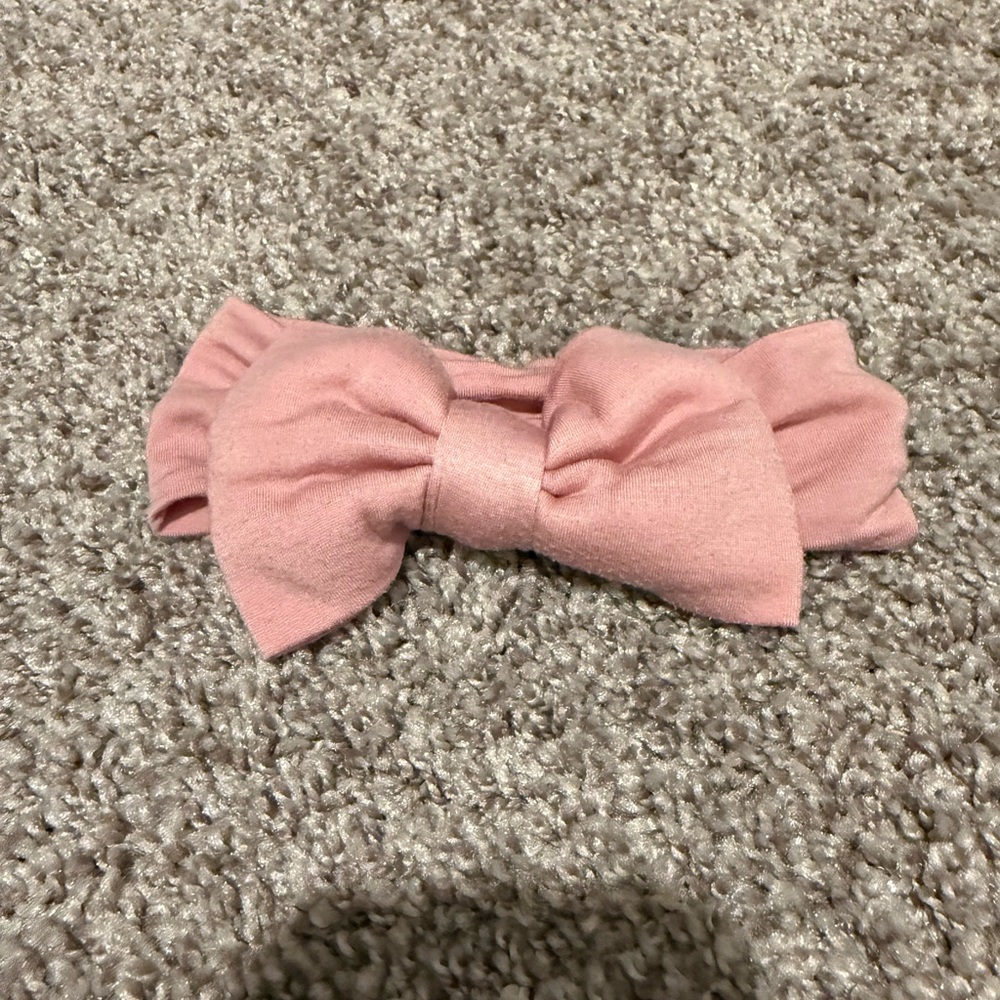Little Sleepies Bow- Pink